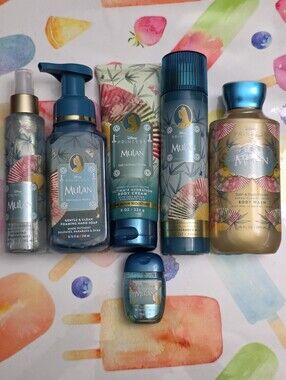 Bath & Body Works Disney Princess Mulan 6 Piece Body Care Set New RARE